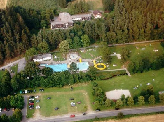 Biberbad aus der Luft
